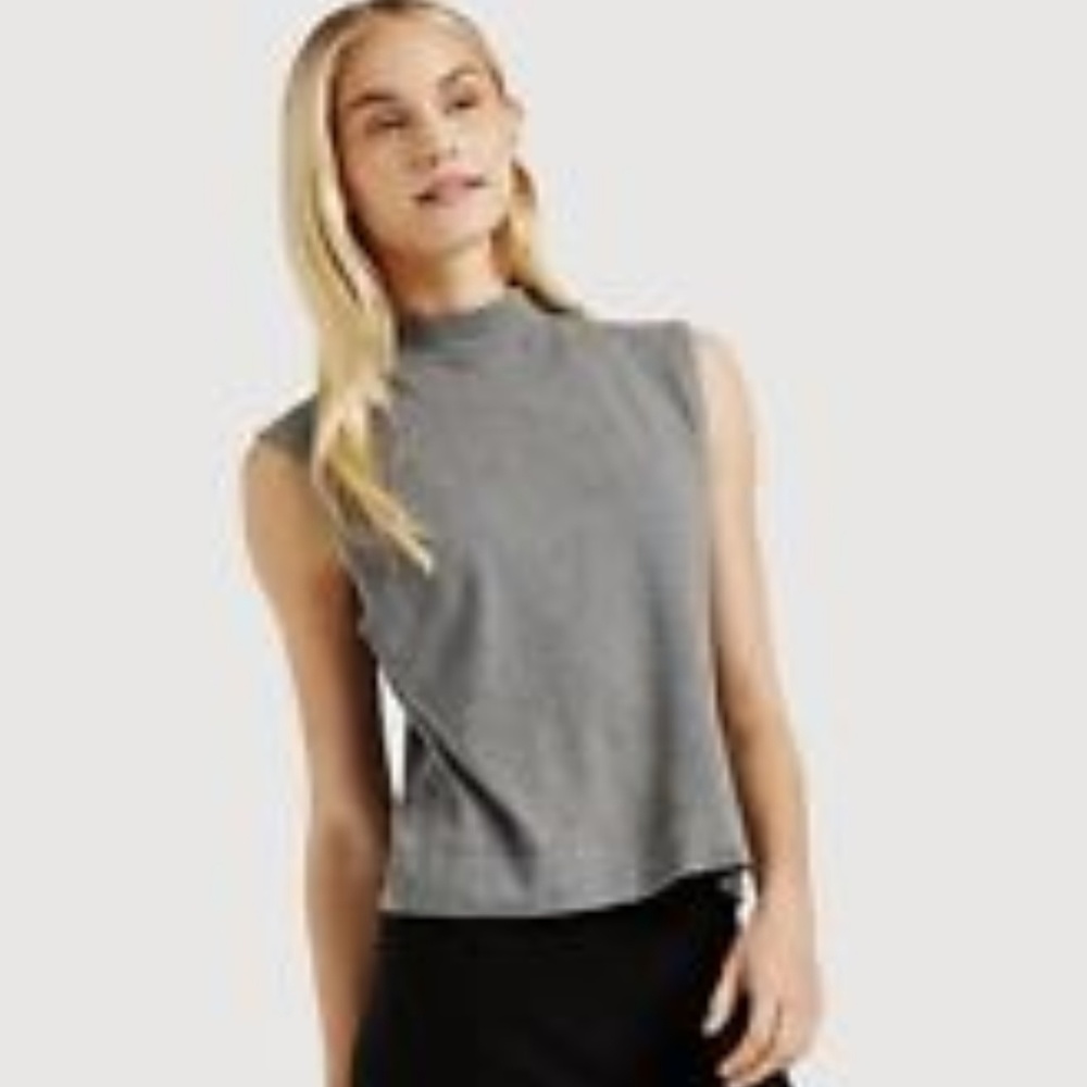 High Neck Sleeveless Top